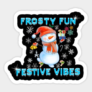 Frosty Fun Sticker